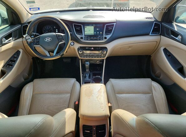 KM8J33A29GU253233 2016 HYUNDAI TUCSON White წინა პანელის ხედი