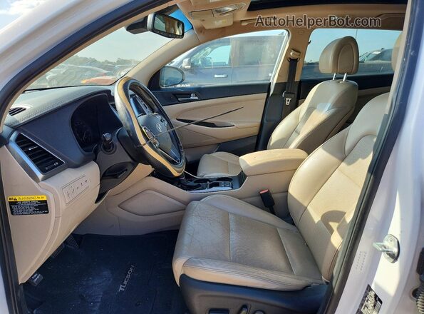 KM8J33A29GU253233 2016 HYUNDAI TUCSON White წინა სალონის ხედი