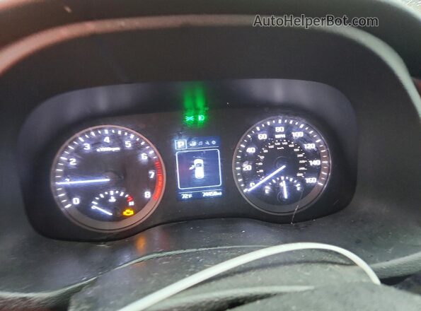 KM8J33A2XHU579964 2017 HYUNDAI TUCSON Black Instrument cluster view