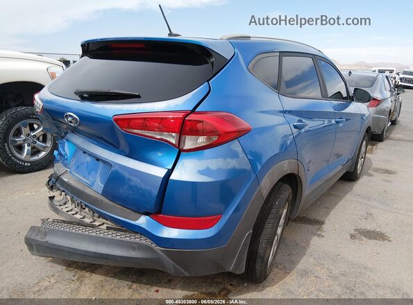 KM8J33A40GU186507 2016 HYUNDAI TUCSON Синий Задняя правая четверть