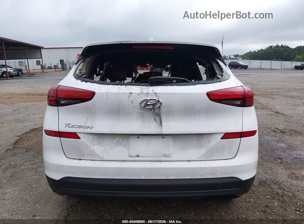 KM8J33A40KU970985 2019 HYUNDAI TUCSON White Вид задньої частини салону