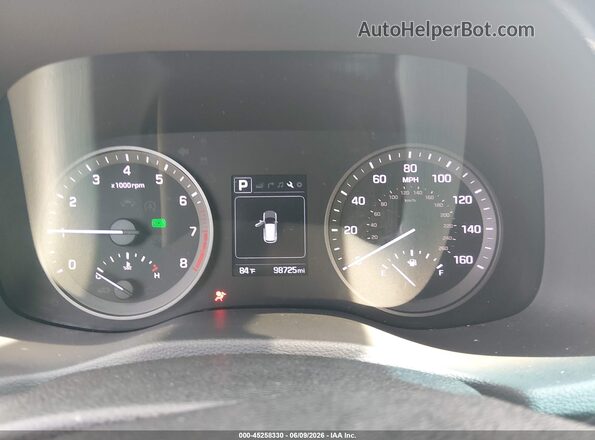 KM8J33A41HU514082 2017 HYUNDAI TUCSON Gray უკანა სავარძლების ხედი