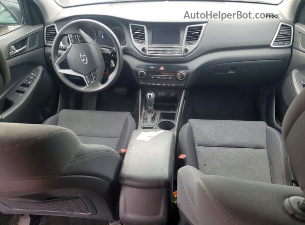 KM8J33A41JU663355 2018 HYUNDAI TUCSON Blue წინა პანელის ხედი