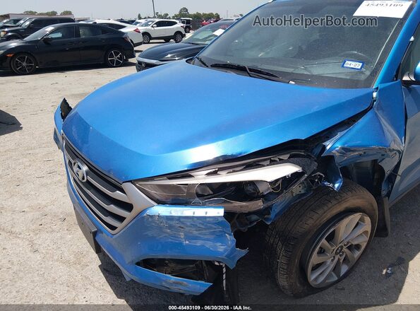 KM8J33A41JU735686 2018 HYUNDAI TUCSON Blue Widok z przodu