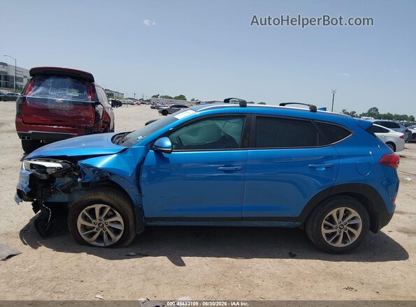 KM8J33A41JU735686 2018 HYUNDAI TUCSON Blue Widok wnętrza 360 stopni