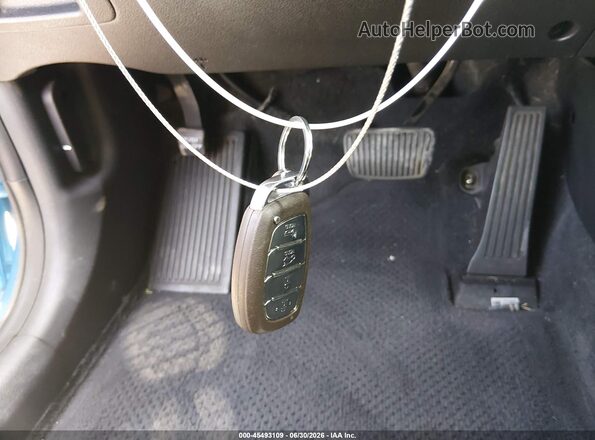 KM8J33A41JU735686 2018 HYUNDAI TUCSON Blue Widok deski rozdzielczej