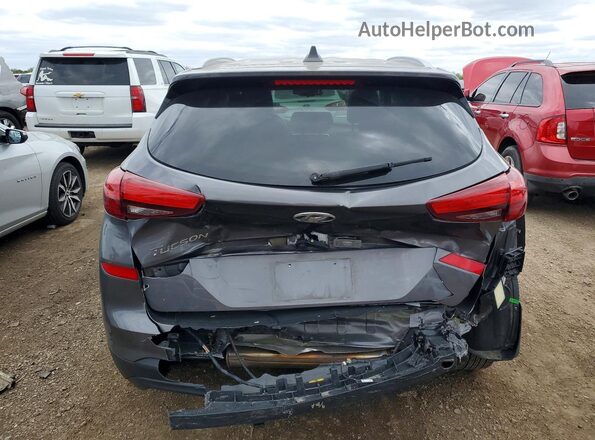 KM8J33A41LU141215 2020 HYUNDAI TUCSON Gray უკანა ხედი