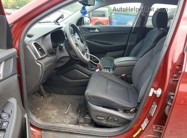 KM8J33A41LU158760 2020 HYUNDAI TUCSON Burgundy წინა სალონის ხედი