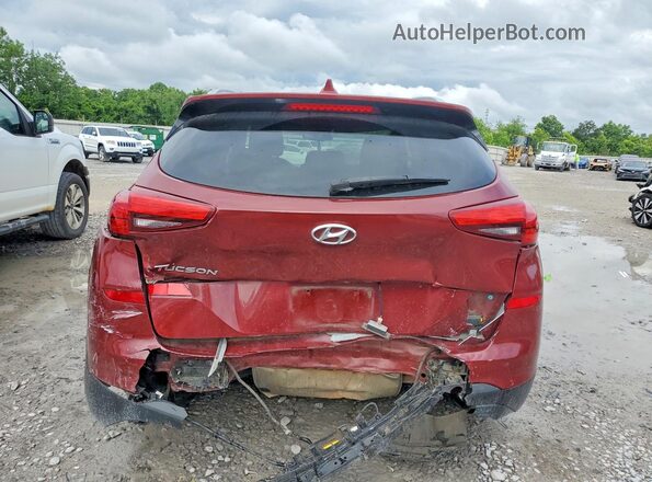 KM8J33A41LU158760 2020 HYUNDAI TUCSON Burgundy უკანა ხედი
