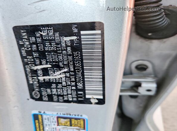 KM8J33A42JU651635 2018 HYUNDAI TUCSON Silver Engine compartment view