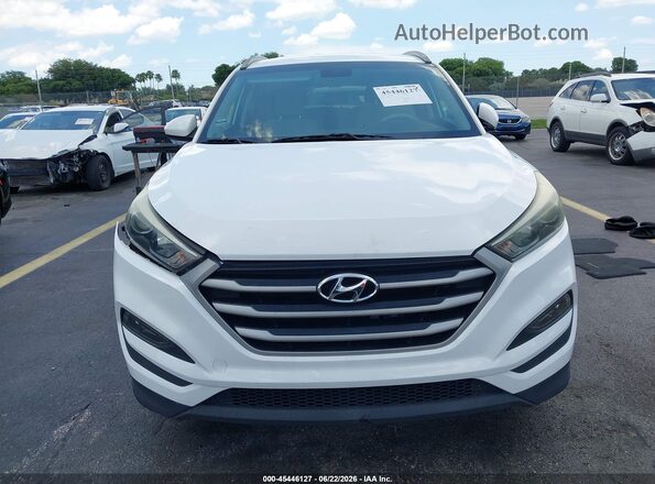KM8J33A42JU722316 2018 HYUNDAI TUCSON White Вид щитка приладів