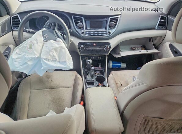KM8J33A43GU255125 2016 HYUNDAI TUCSON White წინა პანელის ხედი