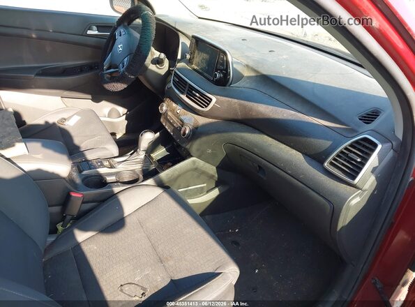 KM8J33A43LU228100 2020 HYUNDAI TUCSON Burgundy Вид салону спереду