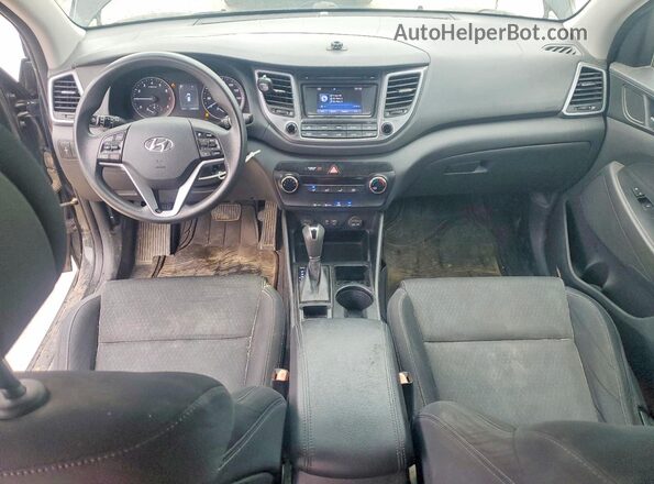 KM8J33A44GU212445 2016 HYUNDAI TUCSON Black Առջևի վահանակի տեսք
