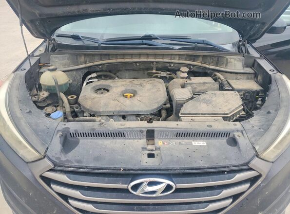 KM8J33A44GU212445 2016 HYUNDAI TUCSON Black Շարժիչի բաժամունքի տեսք