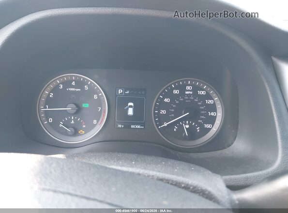 KM8J33A44HU539249 2017 HYUNDAI TUCSON Черный Вид задних сидений