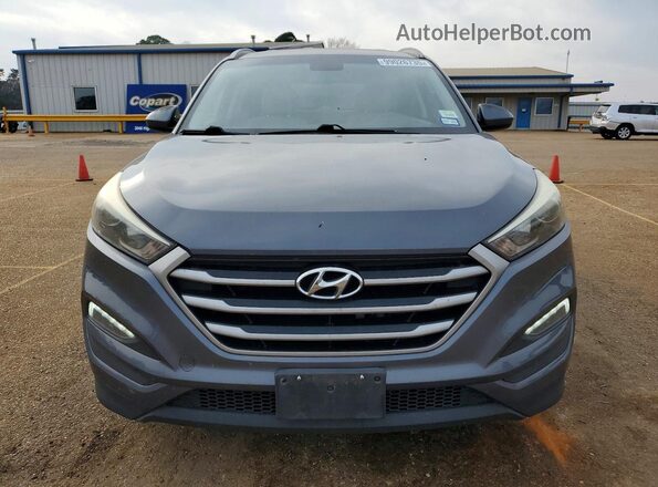 KM8J33A44JU666606 2018 HYUNDAI TUCSON Gray Դիմացի տեսք