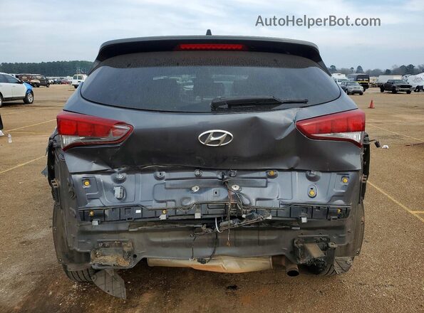 KM8J33A44JU666606 2018 HYUNDAI TUCSON Gray Հետևի տեսք