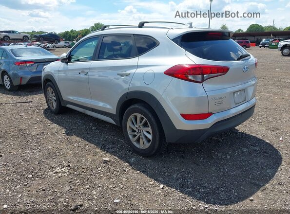 KM8J33A44JU689531 2018 HYUNDAI TUCSON Silver Trasero izquierdo