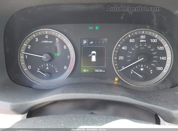 KM8J33A44JU689531 2018 HYUNDAI TUCSON Silver Vista de los asientos traseros