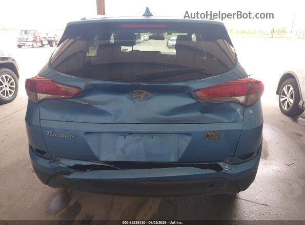 KM8J33A44JU689822 2018 HYUNDAI TUCSON Blue წინა ხედი