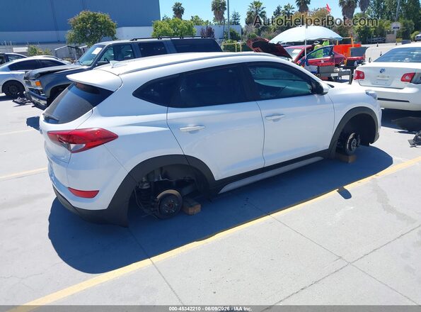 KM8J33A44JU695121 2018 HYUNDAI TUCSON White უკანა მარჯვენა
