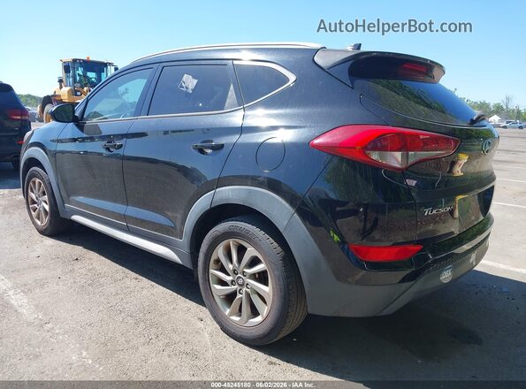 KM8J33A44JU715867 2018 HYUNDAI TUCSON Черный Задняя левая четверть