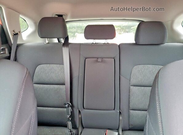 KM8J33A45GU154538 2016 HYUNDAI TUCSON Orange Rear seats view