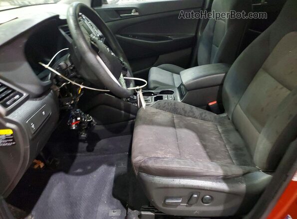 KM8J33A45HU521889 2017 HYUNDAI TUCSON Orange Vista interior delantera
