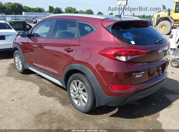 KM8J33A45HU575824 2017 HYUNDAI TUCSON Red Հետևի ձախ