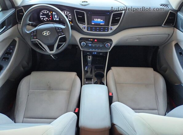 KM8J33A46GU112573 2016 HYUNDAI TUCSON White Вид панелі приладів