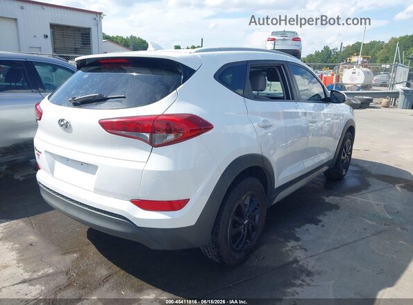 KM8J33A47JU656121 2018 HYUNDAI TUCSON Белый Задняя правая четверть