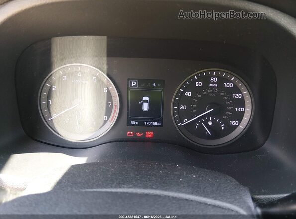 KM8J33A47JU665367 2018 HYUNDAI TUCSON Maroon Widok tylnych siedzeń
