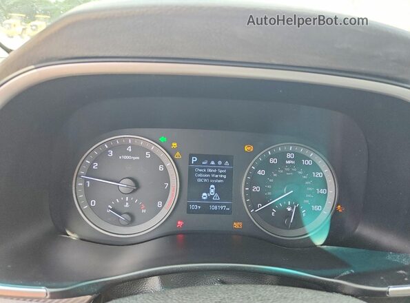 KM8J33A48LU110902 2020 HYUNDAI TUCSON Серебряный Вид щитка приборов