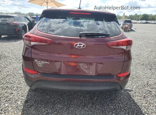 KM8J33A49GU206589 2016 HYUNDAI TUCSON Red Vista trasera