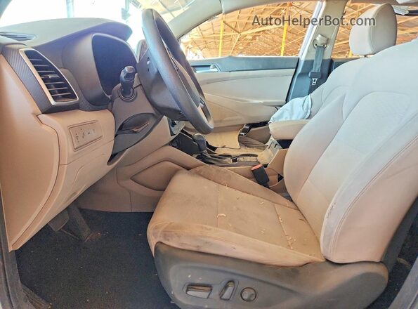 KM8J33A49LU214542 2020 HYUNDAI TUCSON Белый Вид салона спереди