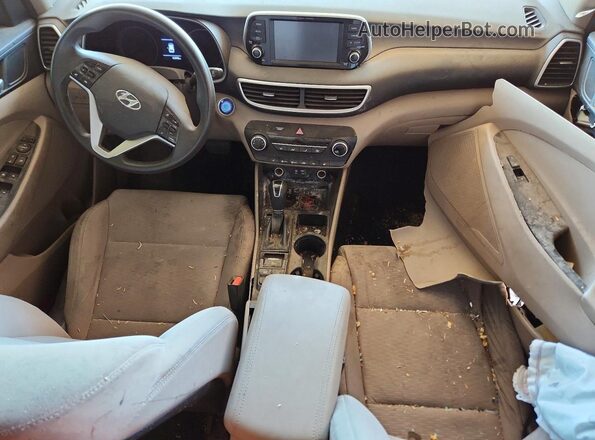 KM8J33A49LU214542 2020 HYUNDAI TUCSON Белый Вид панели приборов