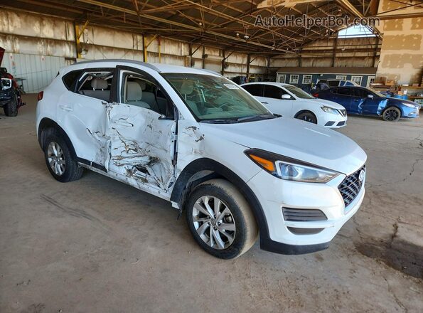 KM8J33A49LU214542 2020 HYUNDAI TUCSON Белый Передняя правая четверть