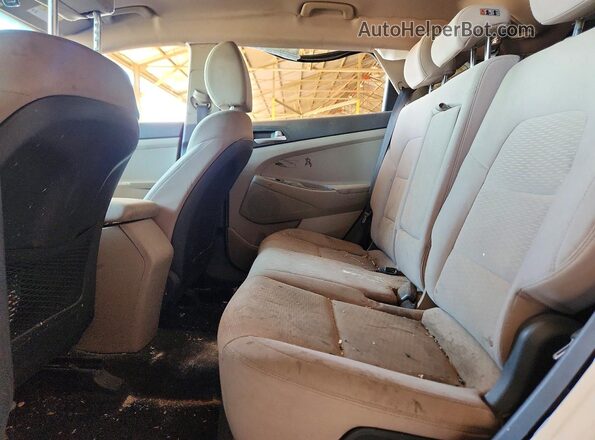 KM8J33A49LU214542 2020 HYUNDAI TUCSON Белый Вид задней части салона