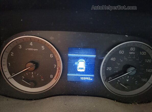 KM8J33A49LU214542 2020 HYUNDAI TUCSON Белый Вид щитка приборов