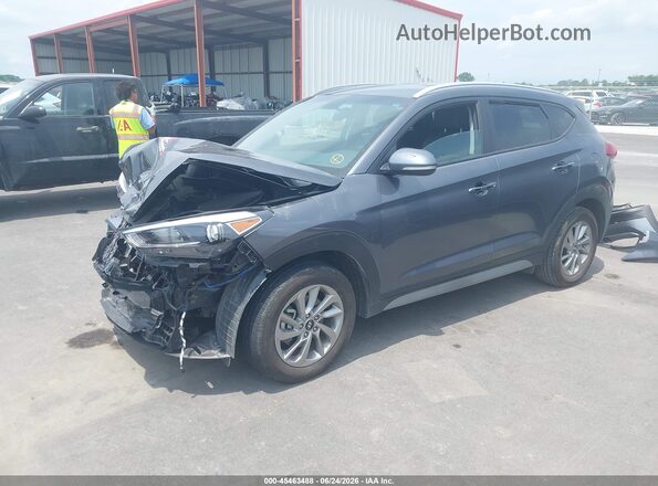 KM8J33A4XHU548005 2017 HYUNDAI TUCSON Gray წინა მარცხენა ხედი სამი მეოთხედიდან