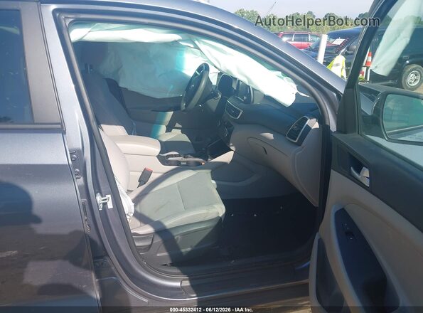 KM8J33A4XMU394423 2021 HYUNDAI TUCSON Black წინა სალონის ხედი
