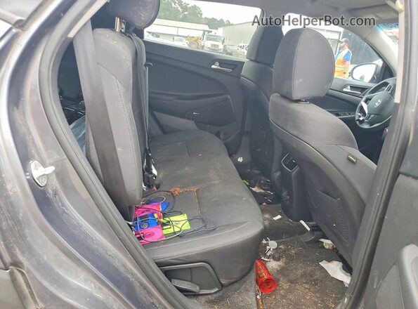 KM8J33AL0KU042245 2019 HYUNDAI TUCSON Gray უკანა სალონის ხედი