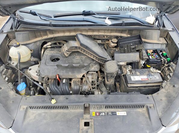 KM8J33AL0KU042245 2019 HYUNDAI TUCSON Gray ძრავის განყოფილების ხედი