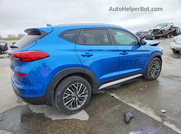 KM8J33AL0MU345433 2021 HYUNDAI TUCSON Blue Հետևի աջ
