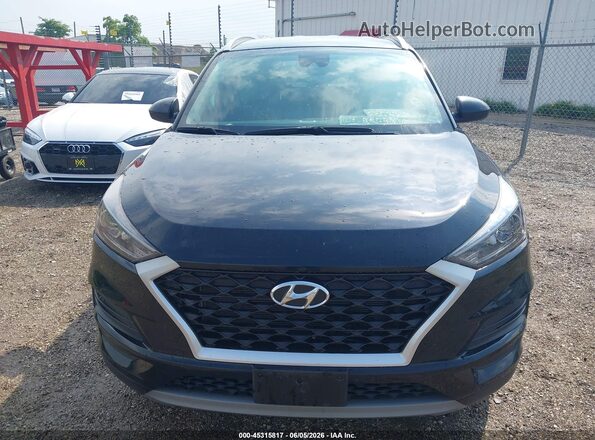 KM8J33AL0MU373930 2021 HYUNDAI TUCSON Black Widok zestawu wskaźników