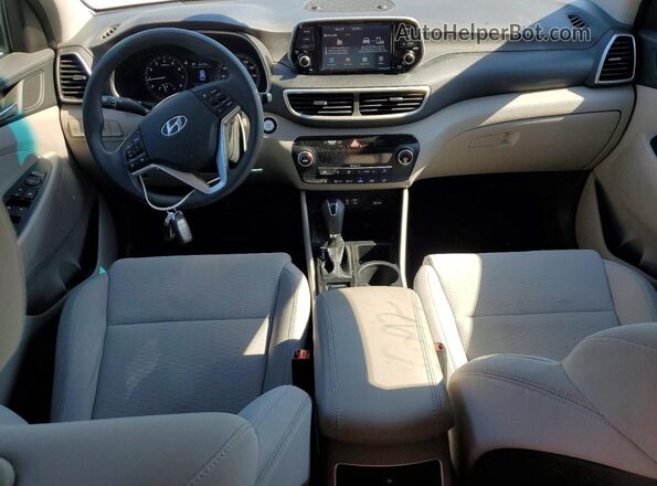 KM8J33AL1KU916991 2019 HYUNDAI TUCSON Silver Widok deski rozdzielczej