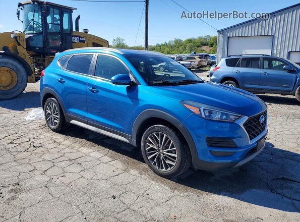 KM8J33AL2KU901318 2019 HYUNDAI TUCSON Blue Przód prawy