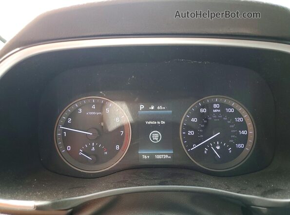 KM8J33AL2KU992848 2019 HYUNDAI TUCSON Silver Սարքավորումների վահանակի տեսք