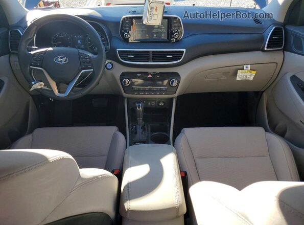 KM8J33AL2LU175574 2020 HYUNDAI TUCSON Gray წინა პანელის ხედი